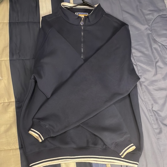 Royal Caribbean International Pullover Sweatshirt Small/Medium Blue 1/4 Zip - Picture 2 of 7